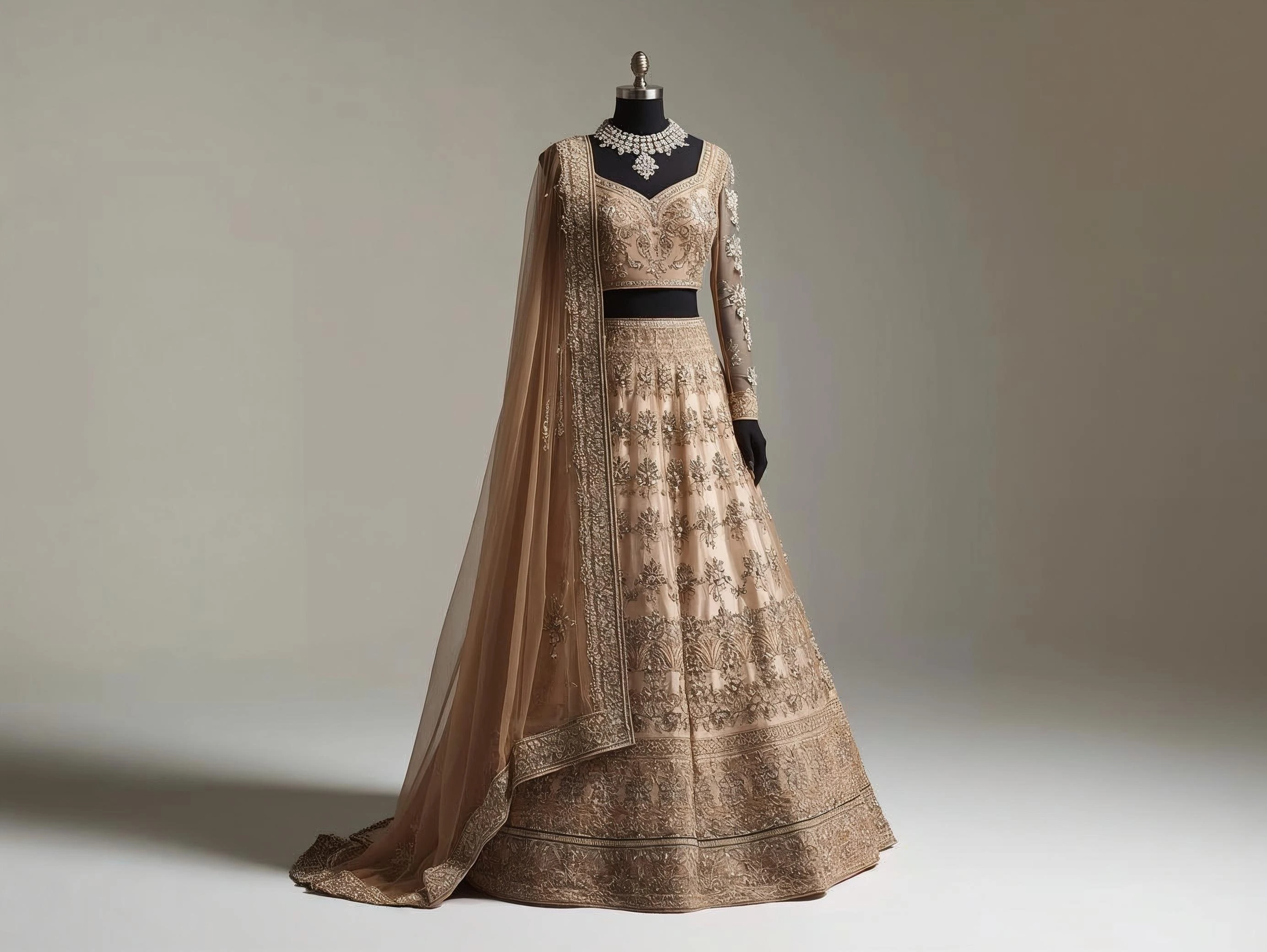 Embroidered Lehenga - OceanArc Exim