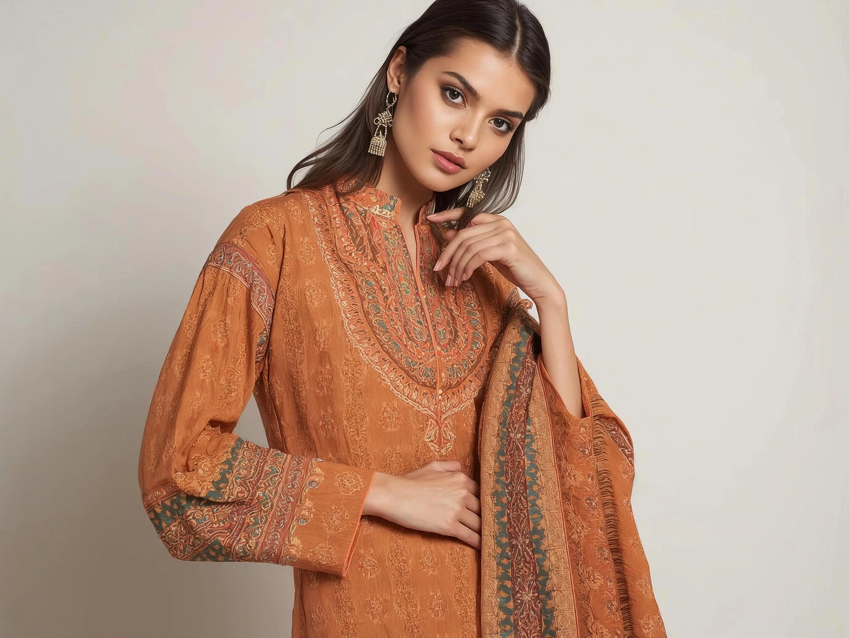 Printed Cotton Kurti - OceanArc Exim